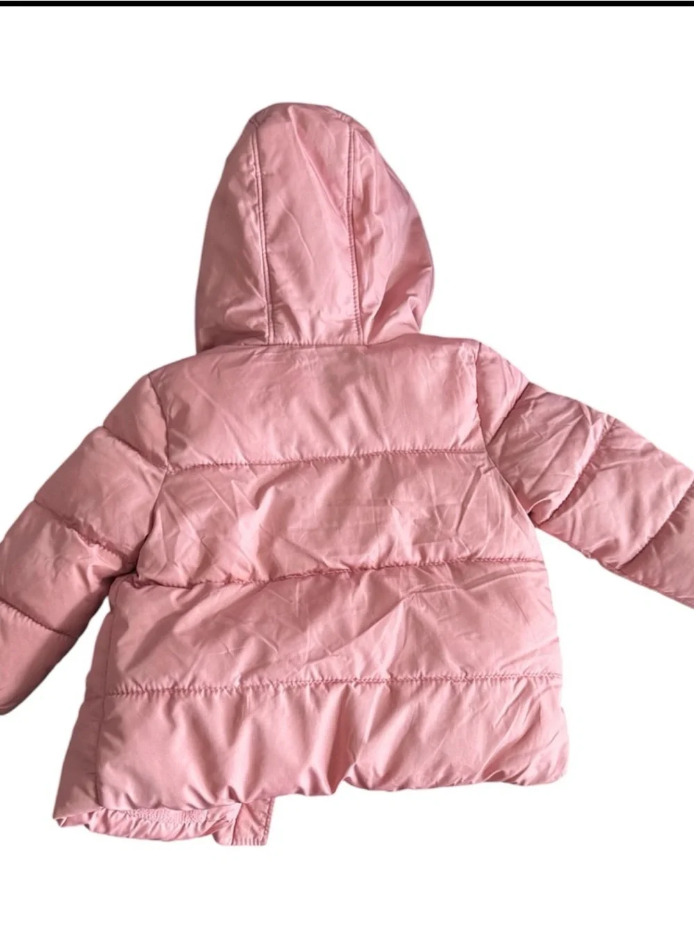 Old Navy Light Pink Hooded Puffer Jacket for Kids